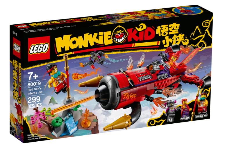 LEGO® Monkie Kid Red Son’s Inferno Jet 80019