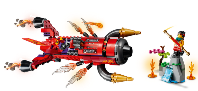 LEGO® Monkie Kid Red Son’s Inferno Jet 80019