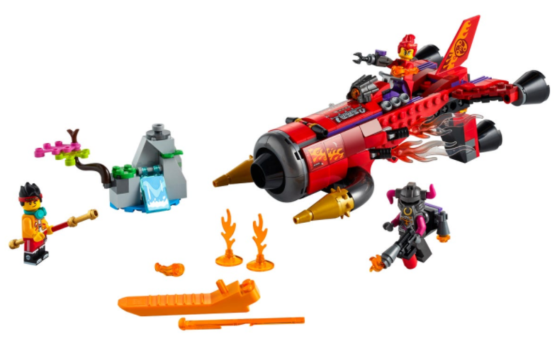 LEGO® Monkie Kid Red Son’s Inferno Jet 80019