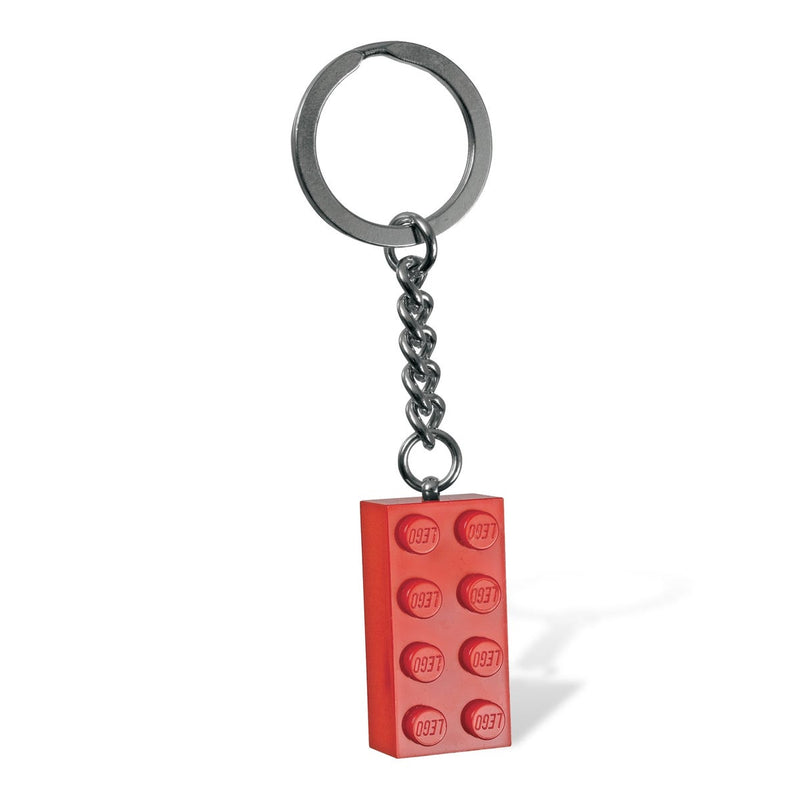 LEGO® Brick Keychain Stud 2x4 Red 850154