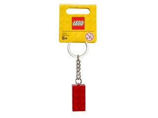 LEGO® Brick Keychain Stud 2x4 Red 850154