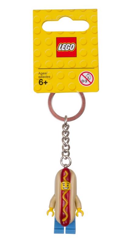 LEGO® Hot Dog Guy Key Chain 853571
