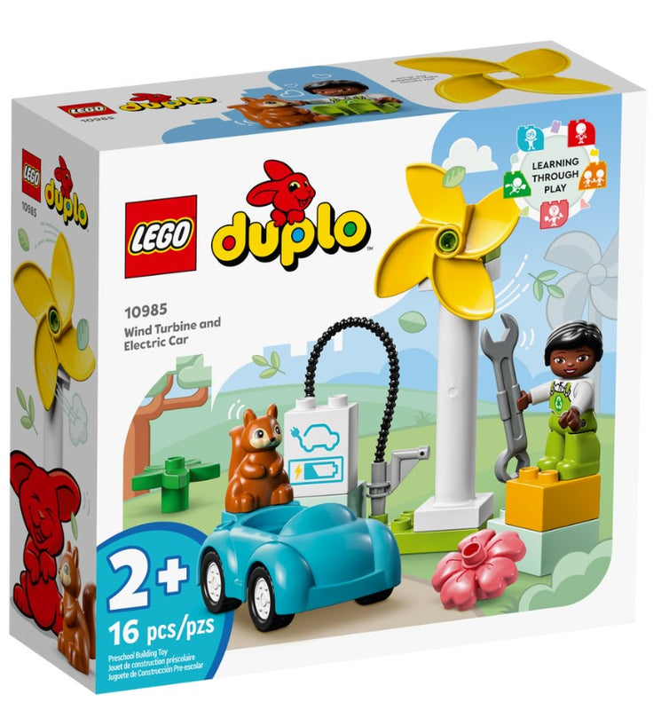 LEGO® DUPLO® Town Wind Turbine and Electric Car 10985