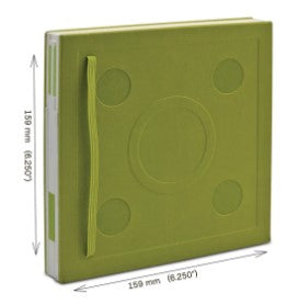 LEGO® 2.0 Stationery Locking Notebook with Color-Matched Gel Pen - Lime 52442