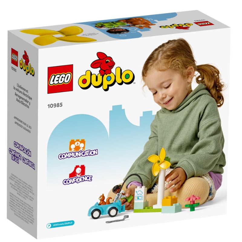 LEGO® DUPLO® Town Wind Turbine and Electric Car 10985