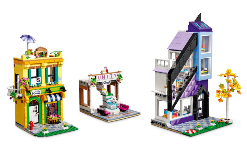 LEGO® Friends Downtown Flower and Design Stores 41732