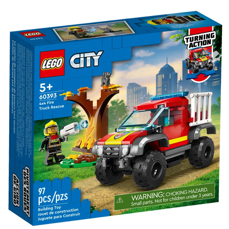 LEGO® City 4x4 Fire Truck Rescue 60393
