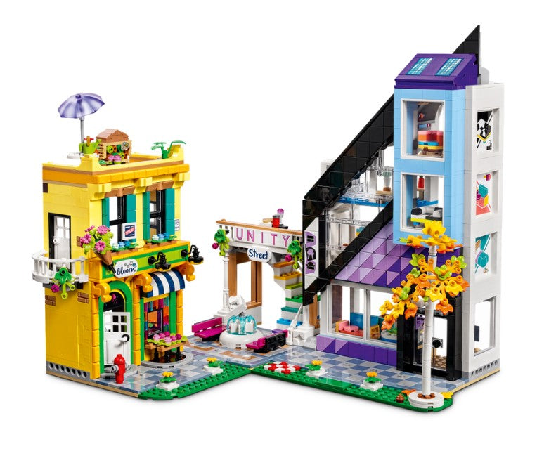 LEGO® Friends Downtown Flower and Design Stores 41732