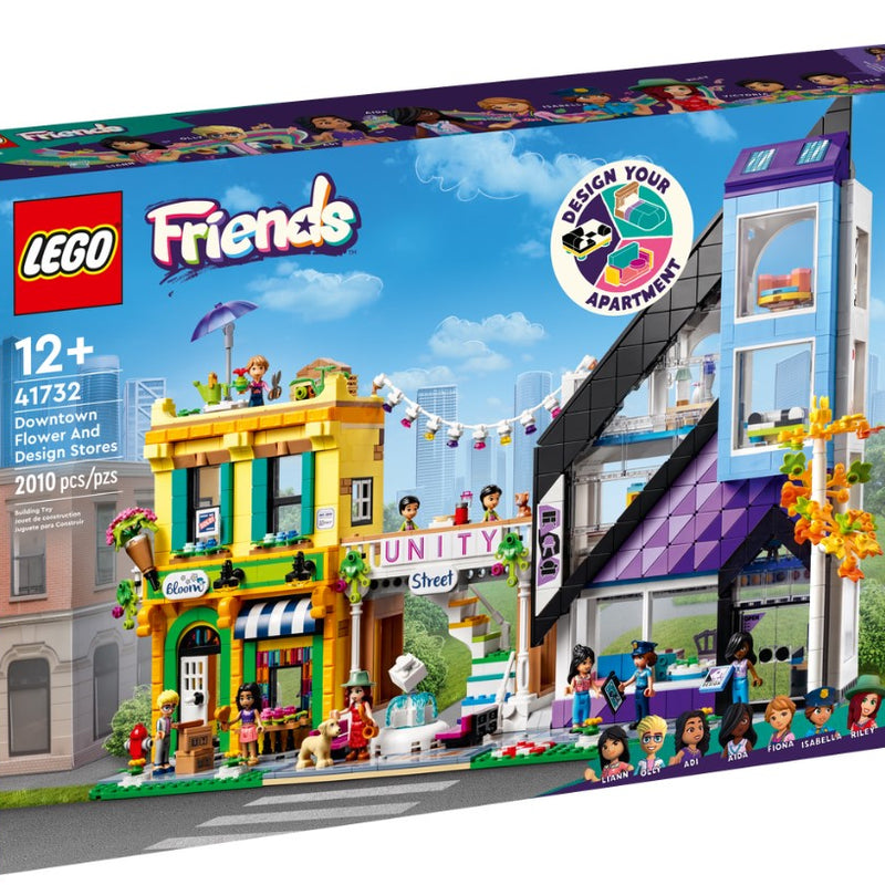 LEGO® Friends Downtown Flower and Design Stores 41732