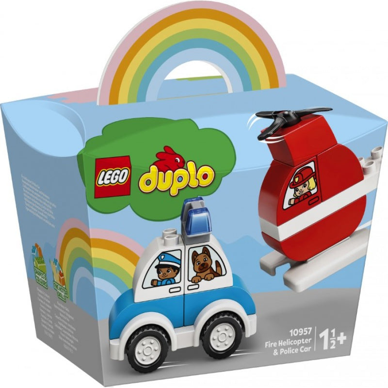 LEGO® DUPLO® My First Fire Helicopter and Police Car 10957