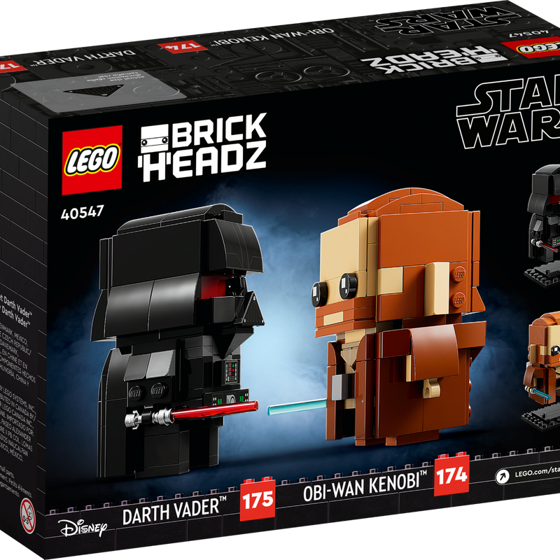 LEGO® BrickHeadz Obi-Wan Kenobi and Darth Vader 40547