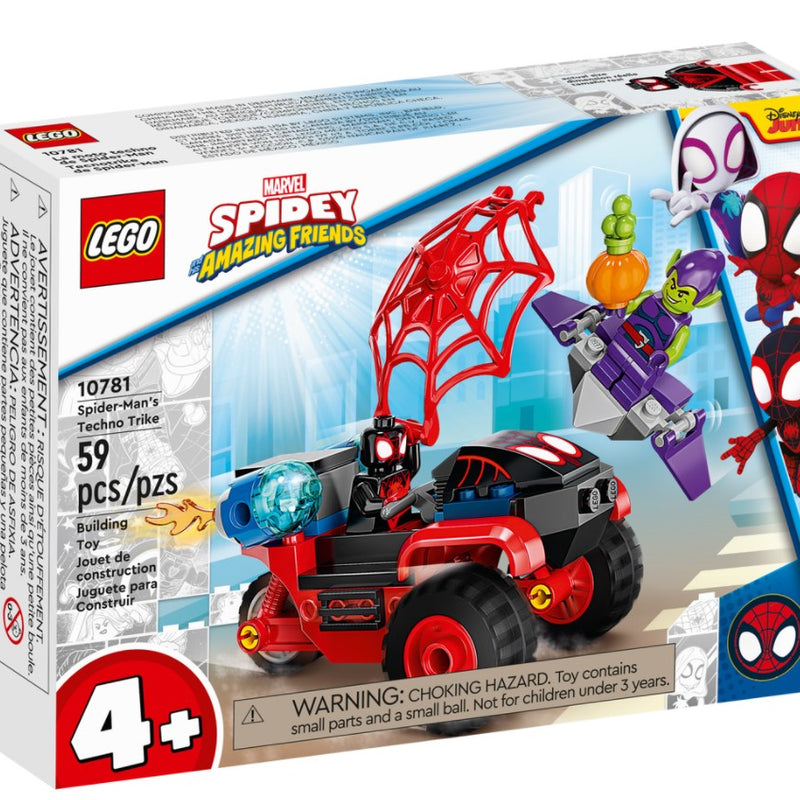 LEGO® Spider-Man Miles Morales: Spider-Man’s Techno Trike 10781
