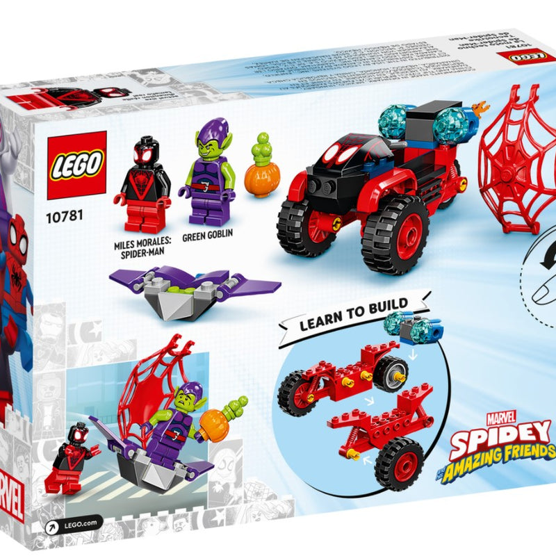 LEGO® Spider-Man Miles Morales: Spider-Man’s Techno Trike 10781