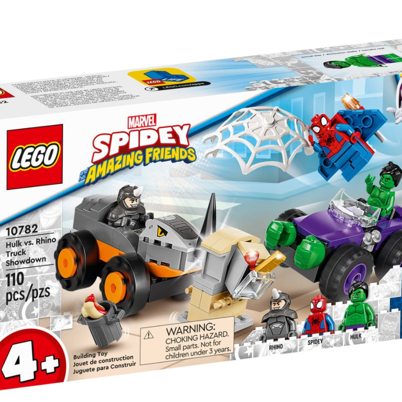 LEGO® Spiderman Hulk vs. Rhino Truck Showdown 10782