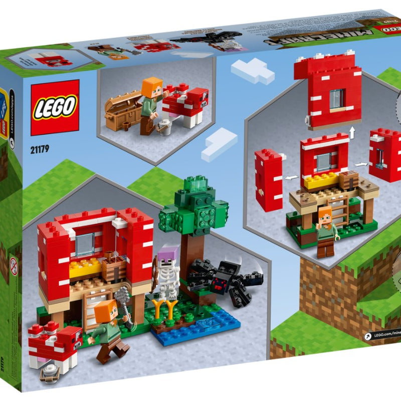 LEGO®Minecraft The Mushroom House 21179