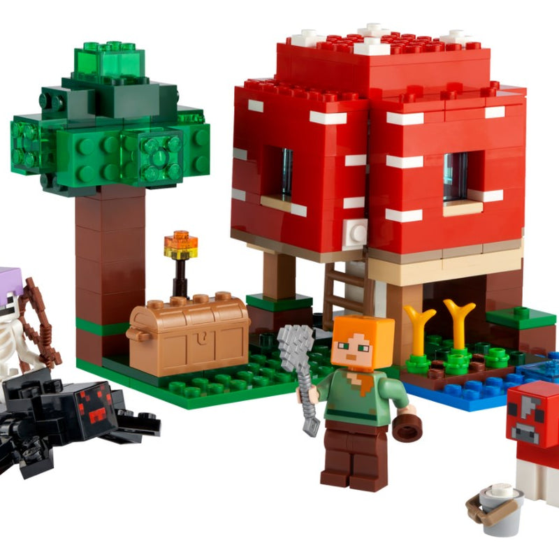 LEGO®Minecraft The Mushroom House 21179