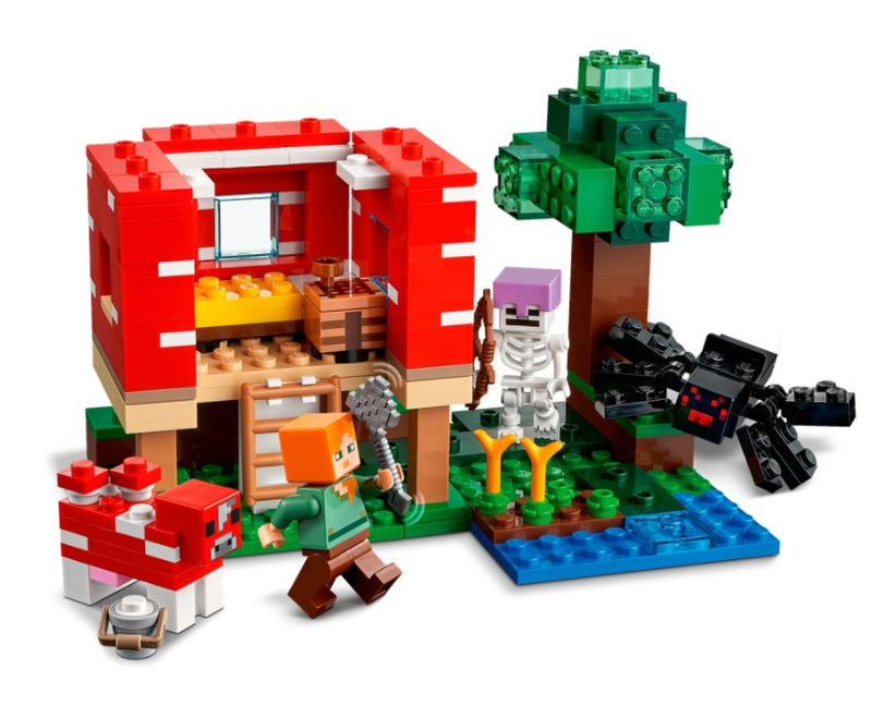 LEGO®Minecraft The Mushroom House 21179