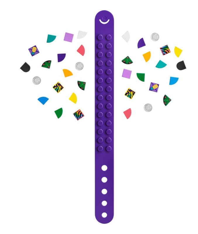 LEGO® DOTS Neon Tiger Bracelet & Bag Tag 41945