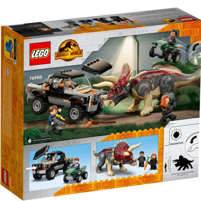 LEGO®Triceratops Dinosaur Pickup Truck Ambush 76950
