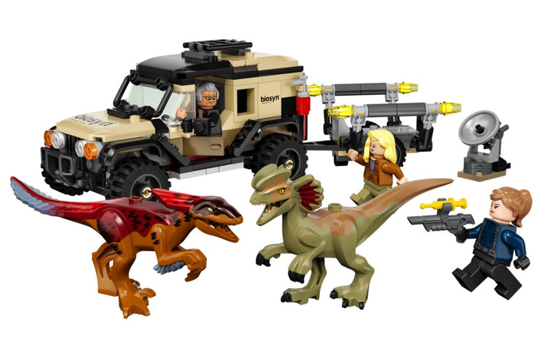 LEGO®Pyroraptor & Dilophosaurus Transport 76951