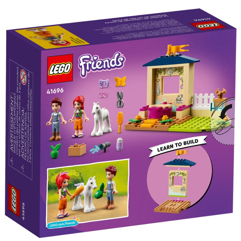 LEGO® Friends fun with the Pony-Washing Stable 41696