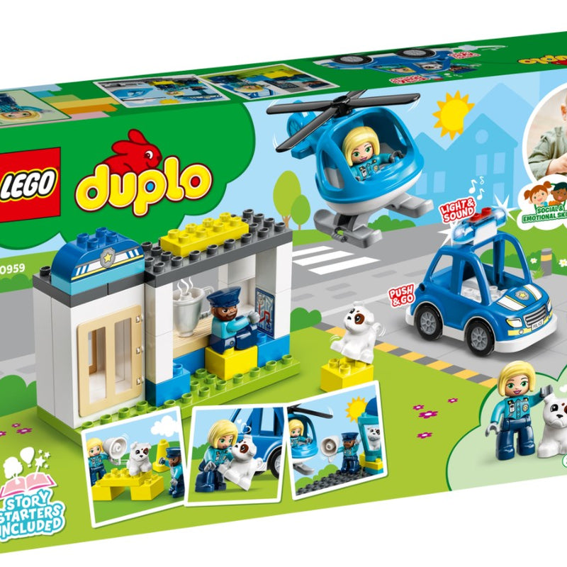 LEGO® DUPLO® Rescue Police Station & Helicopter 10959